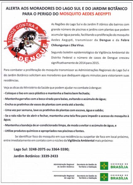 alerta dengue